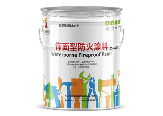 China Ein fünfzehn Minute-sicheres anschwellendes Feuer veranschlagte Farbe für Polywood furnierte Brett 0.3mm fournisseur