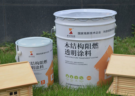 China wasserbasierter Brandschutzanstrich 15mins 0.3mm für außen hölzernes Bauholz Klima-Osb fournisseur