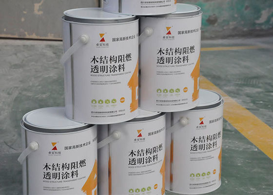China Transparenter klarer Außenbrandschutzanstrich für hölzerne Bauholz-Türen 15 Minuten fournisseur