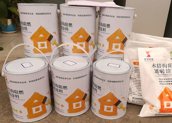 China Nicht giftige anschwellende hitzebeständige Innenfarben-Feuerwiderstandsklasse für Decken-geruchlose 20 Minuten fournisseur